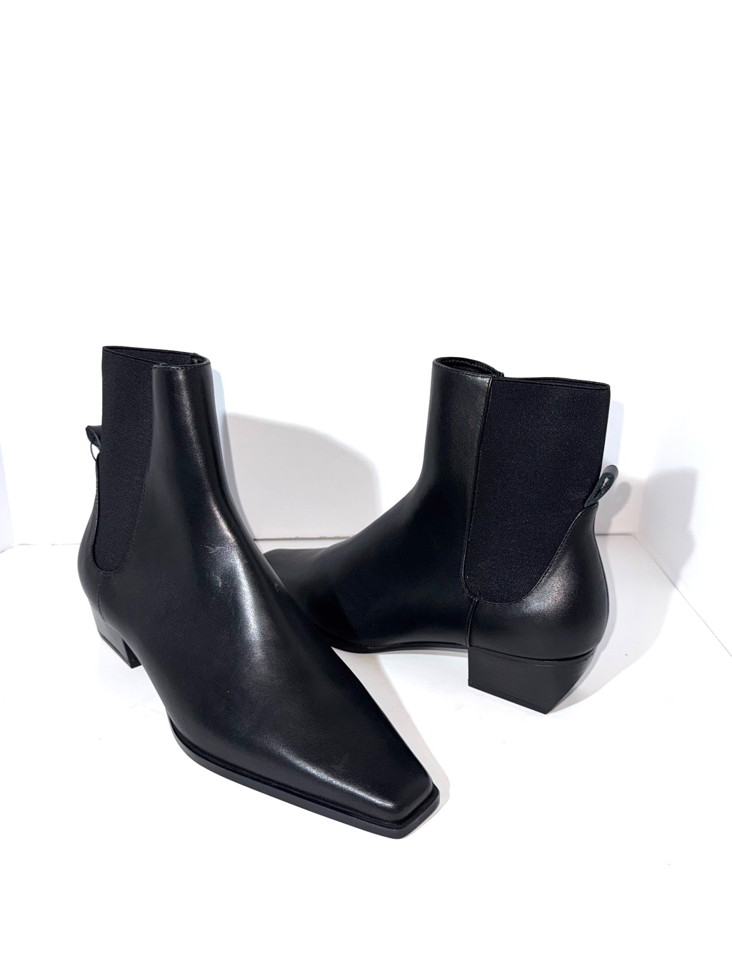 Mango Square Toe Chelsea Boots
